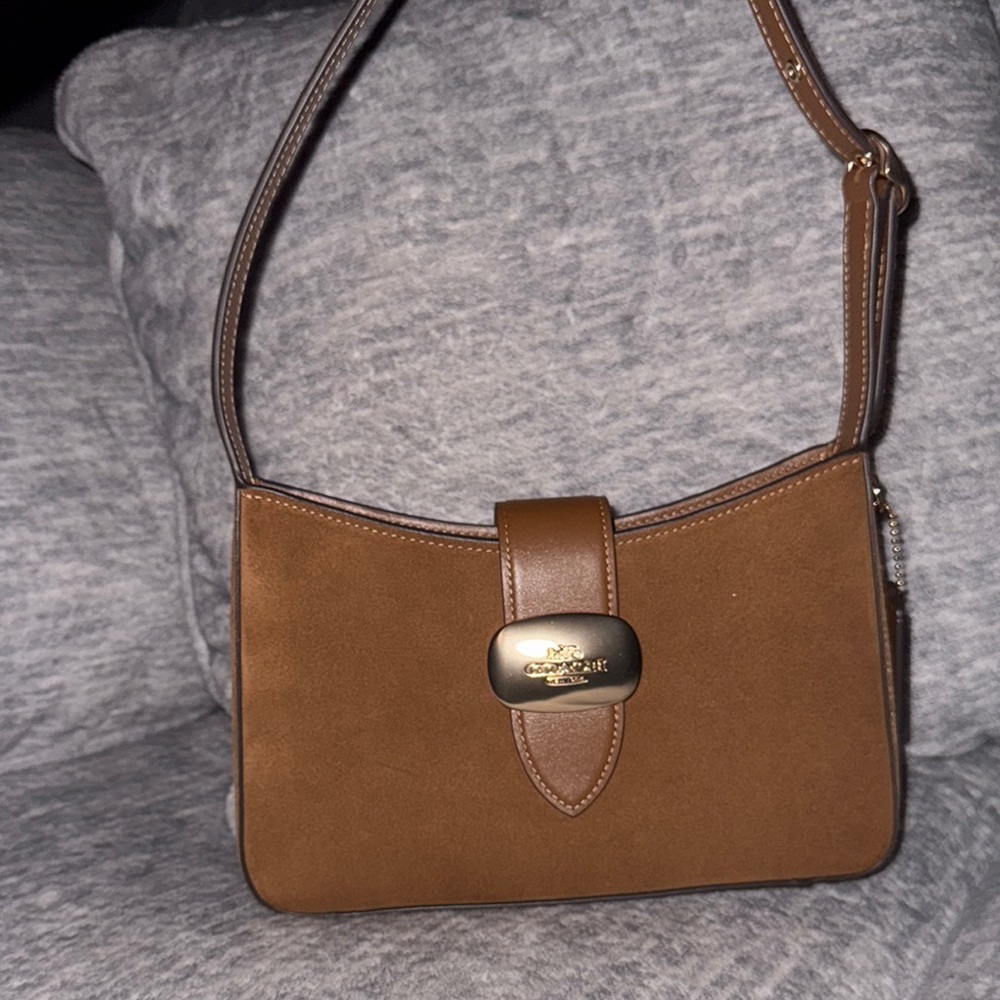 Coach Brown Leather Shoulder Bag